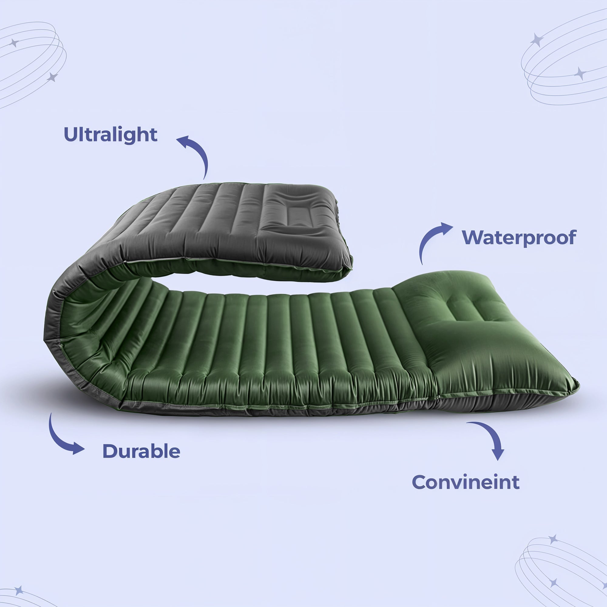 Inflatable Camping Mattress - TrailNest