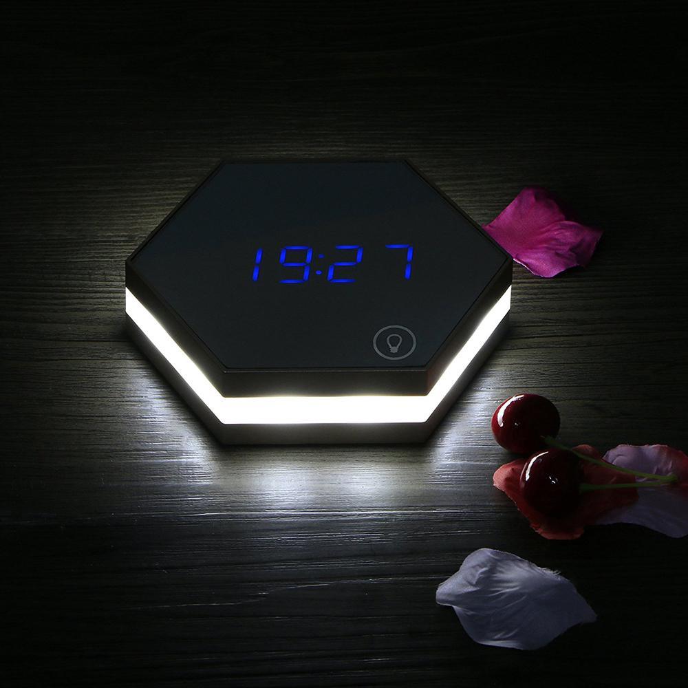 Digital Wall Mirror Clock - LuxeTime