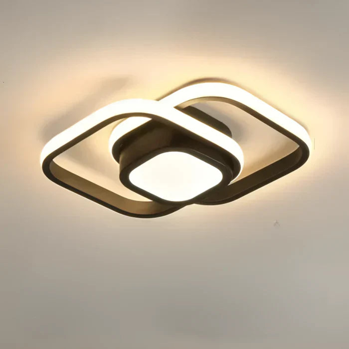 LED Ceiling Light - Luminara Twilight Rings Design