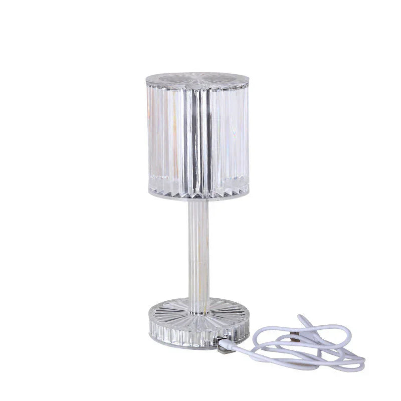 Dimmable Crystal Table Lamp - Luminara Elegance