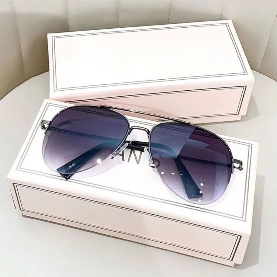 Aviator Sunglasses with UV400 Protection - LuxeVision