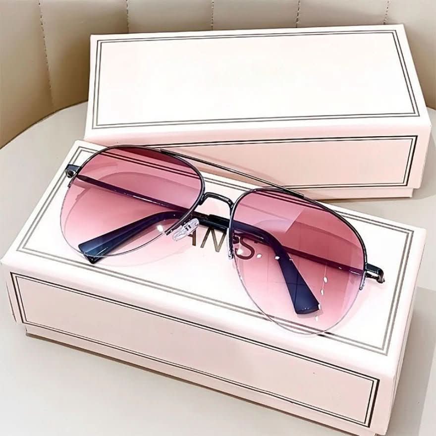 Aviator Sunglasses with UV400 Protection - LuxeVision