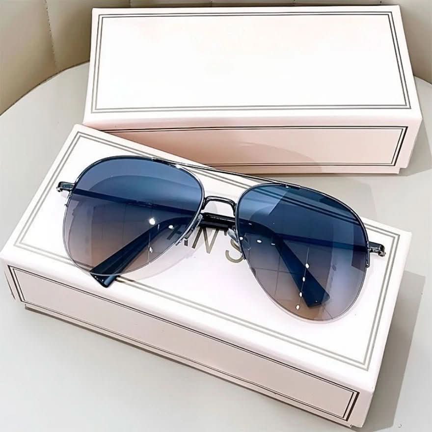 Aviator Sunglasses with UV400 Protection - LuxeVision