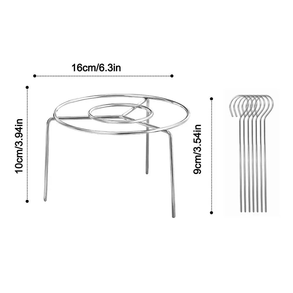 Stainless Steel Skewer Holder - GrillMaster Pro