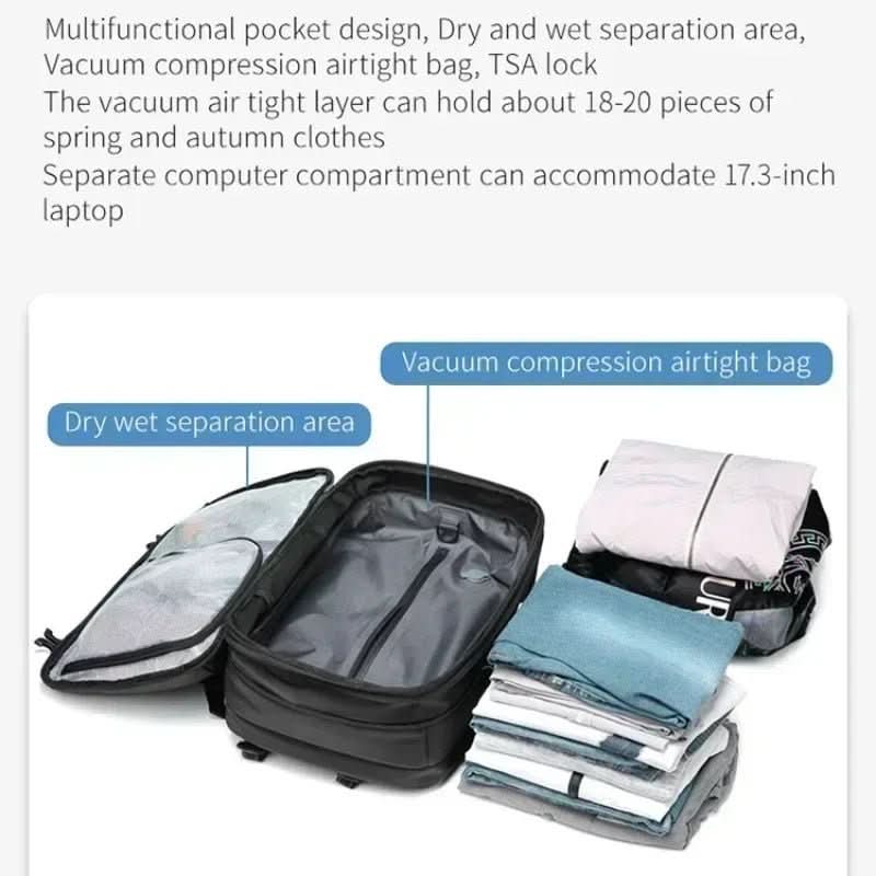 Travel Backpack - Nomad Essentials with Laptop Compartment