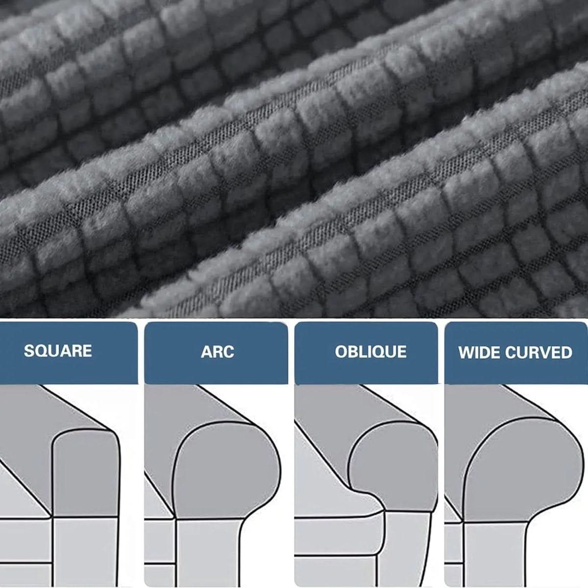 Waterproof Armrest Covers - LuxeGuard Jacquard Design