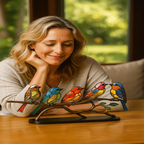 Colorful Acrylic Bird Statue - Artisano Creations