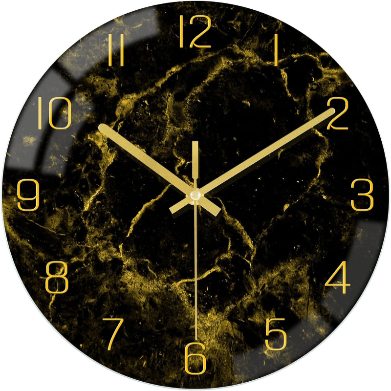 Artistic Glass Wall Clock - VividTime Decor