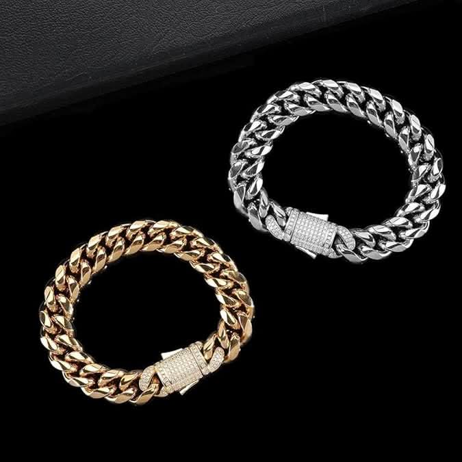 Cuban Link Bracelet - LuxeGold 18K Gold-Plated Elegance