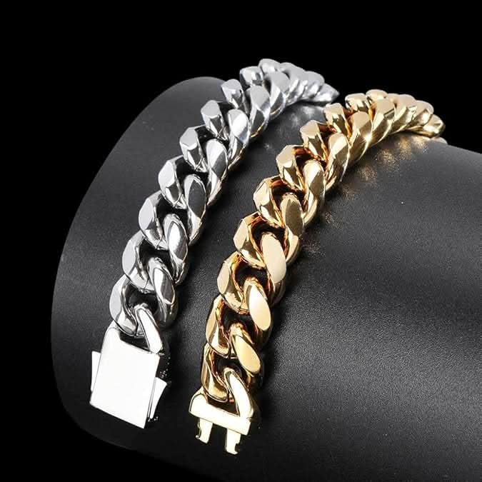 Cuban Link Bracelet - LuxeGold 18K Gold-Plated Elegance
