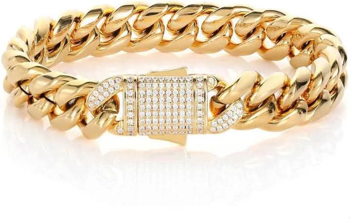 Cuban Link Bracelet - LuxeGold 18K Gold-Plated Elegance