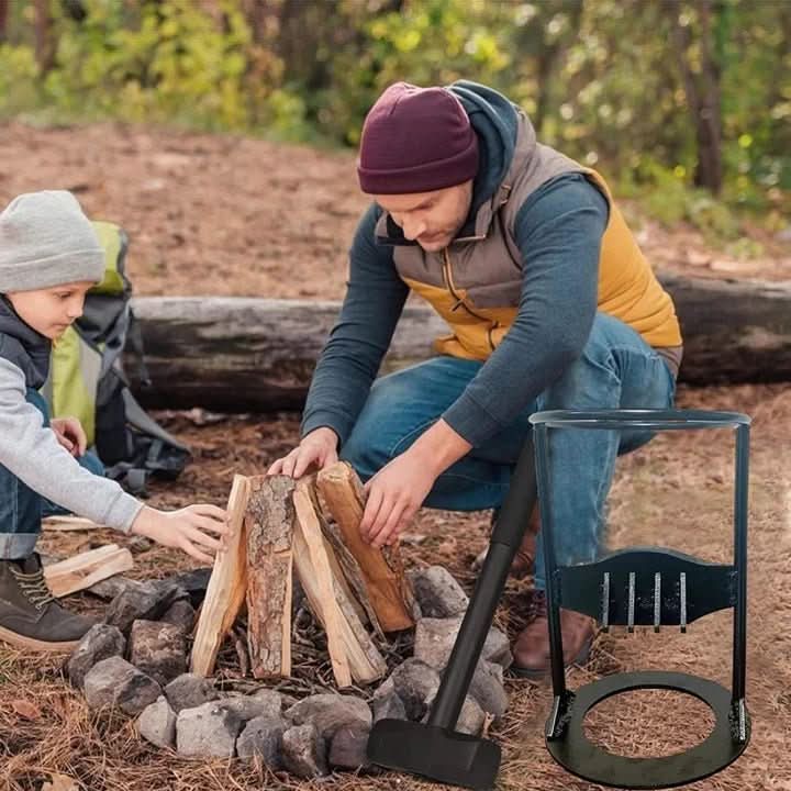 Wood Splitter – TimberEase Safe and Effortless Firewood Tool