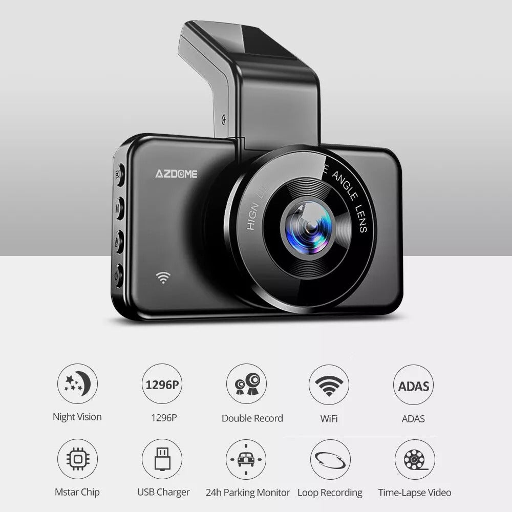 1080P FHD WiFi Dash Cam - Visionary Drive