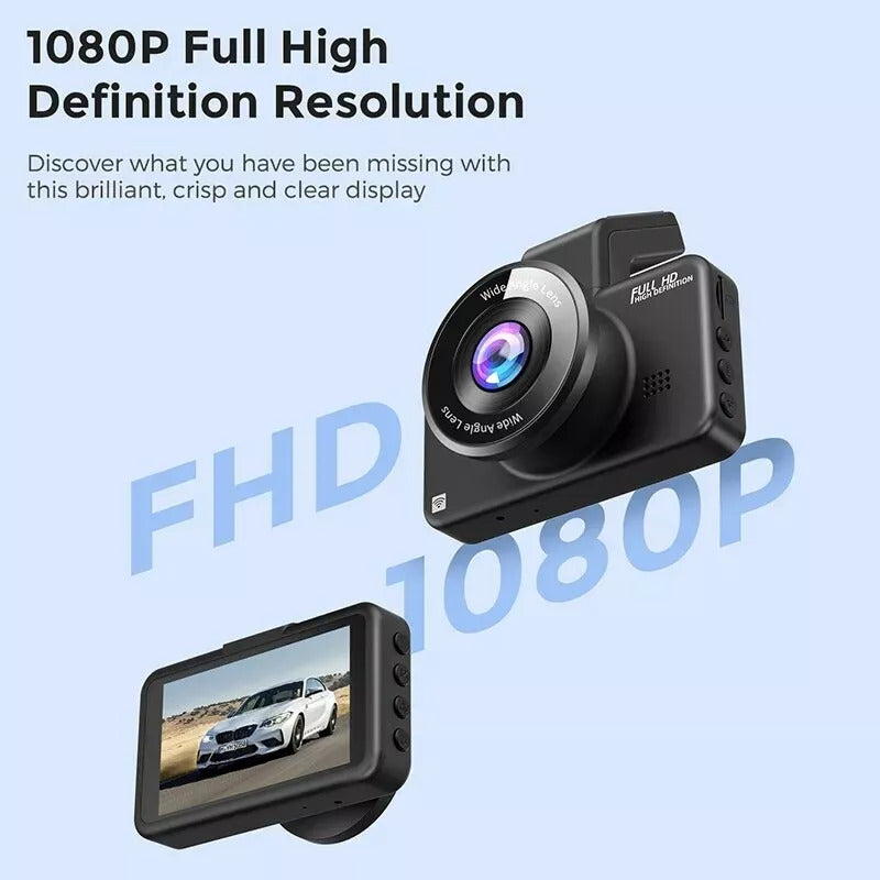 1080P FHD WiFi Dash Cam - Visionary Drive