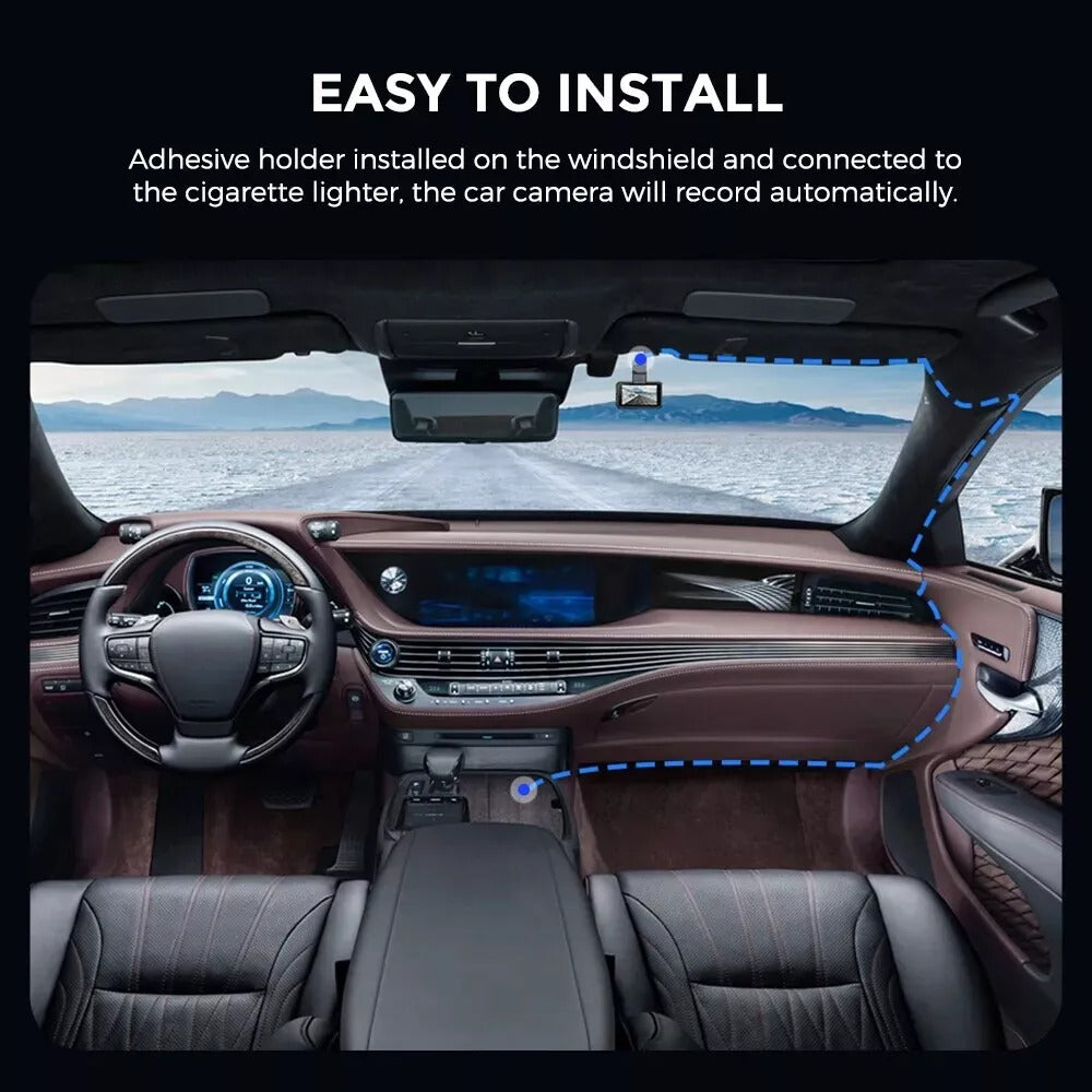 1080P FHD WiFi Dash Cam - Visionary Drive