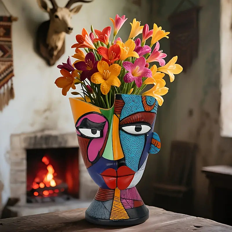 Abstract Face Planter - Artistry Home Decor