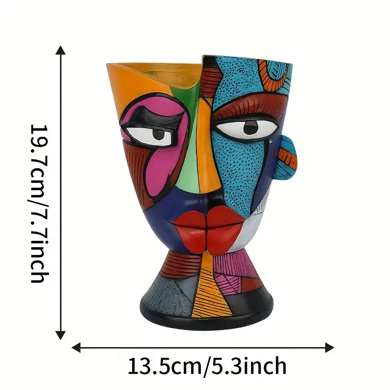 Abstract Face Planter - Artistry Home Decor
