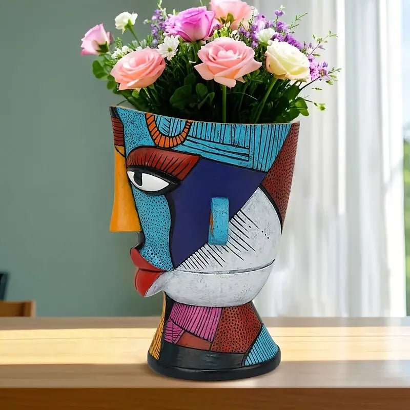 Abstract Face Planter - Artistry Home Decor