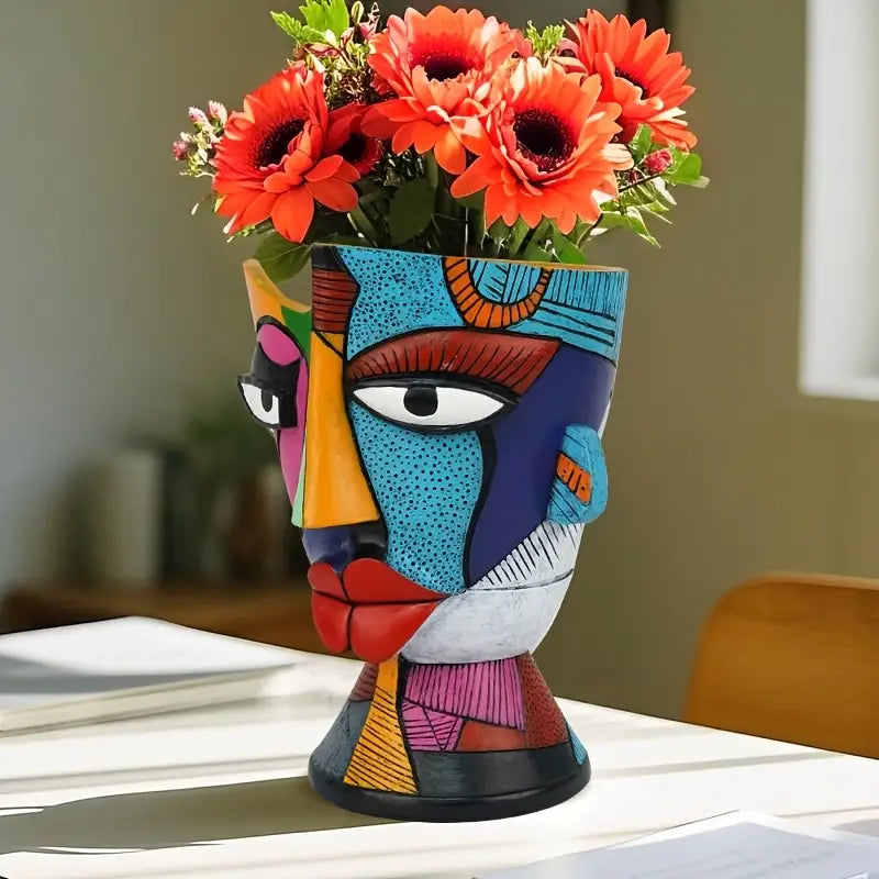 Abstract Face Planter - Artistry Home Decor