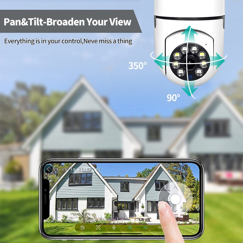 Smart Bulb Camera - LuminaGuard