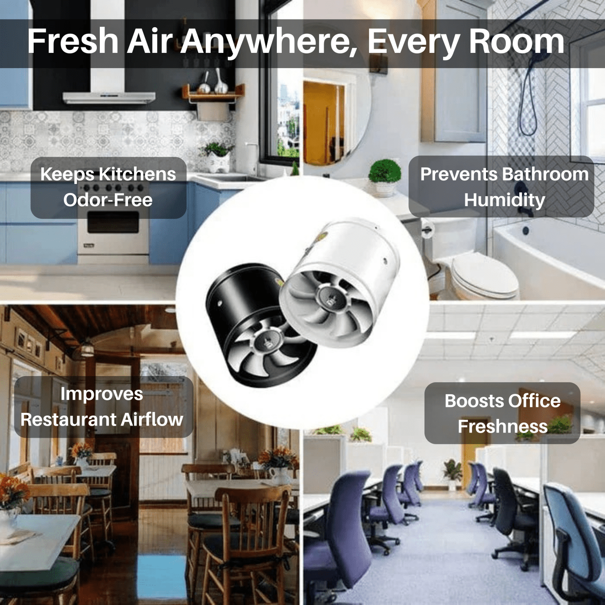 Air Purifying Fan - ZephyrAir High-Performance Breeze