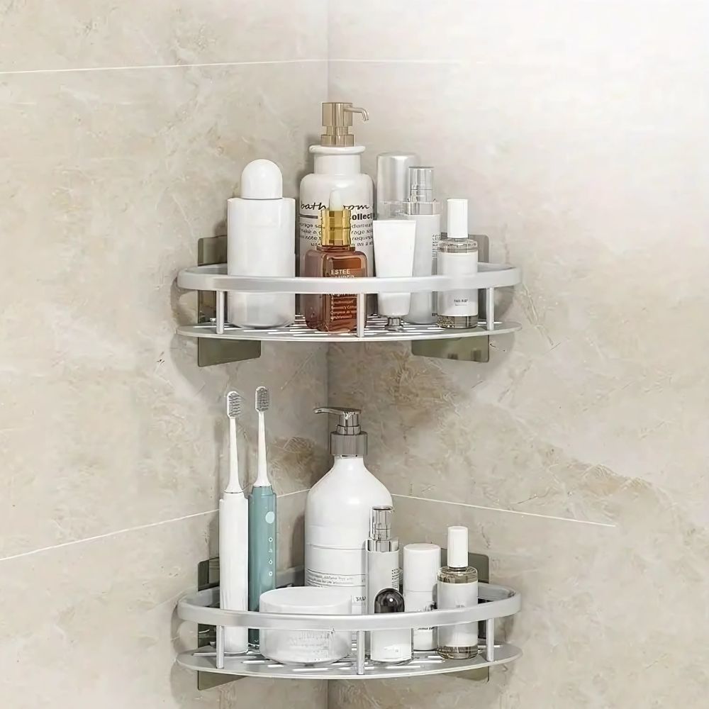 Aluminium Shower Caddy - LuxeBath Essentials