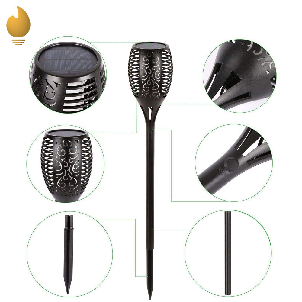Solar LED Garden Lights - LuminaGlow Atmosphere Enhancer