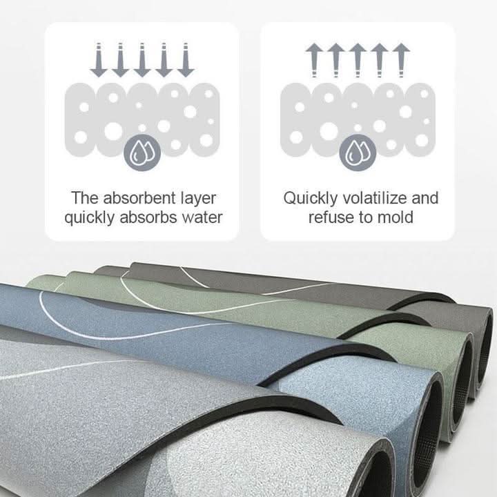 Quick-Drying Microfiber Bath Mat - LuxeHome Essentials
