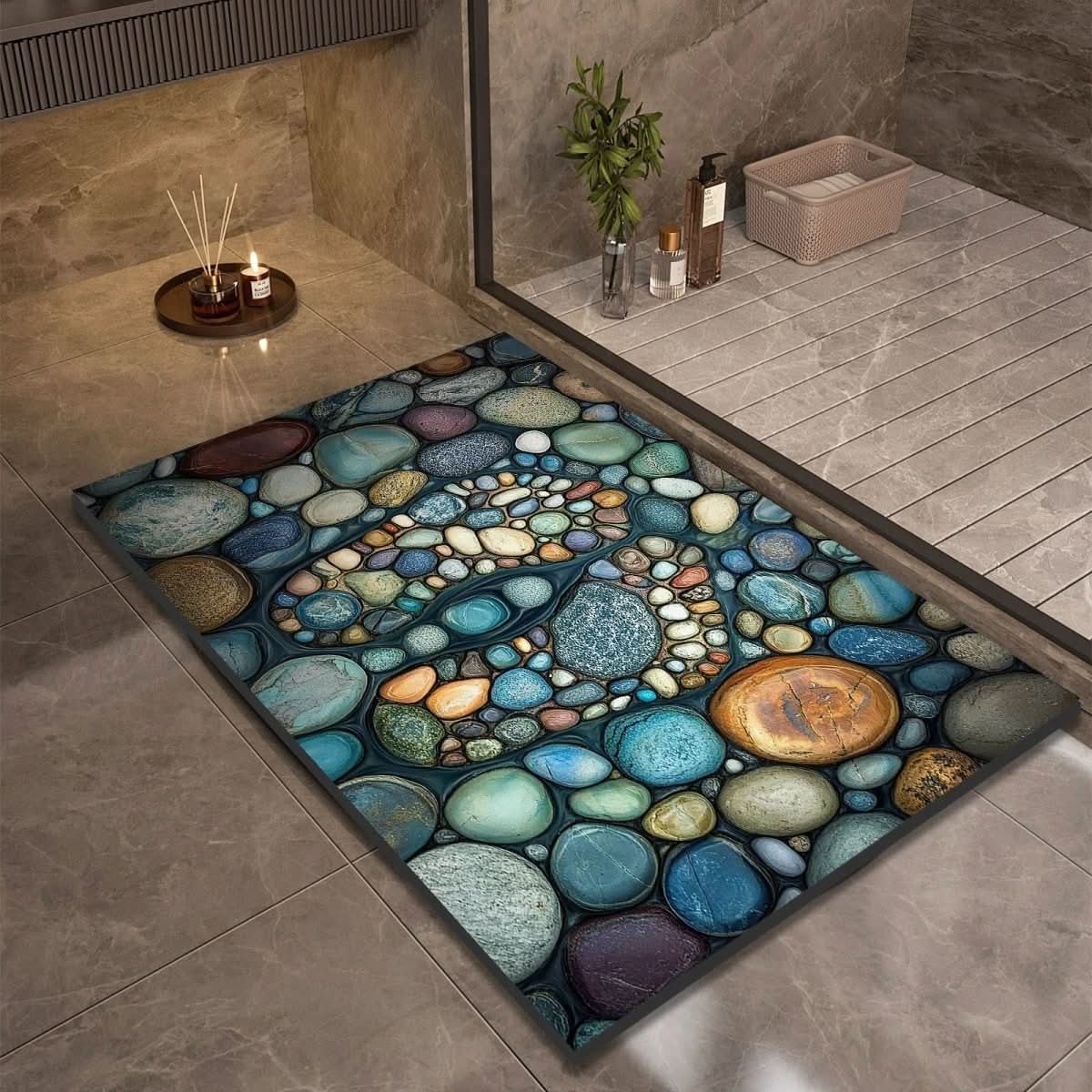 Diatomaceous Earth Bath Mat - LuxeHome Essentials