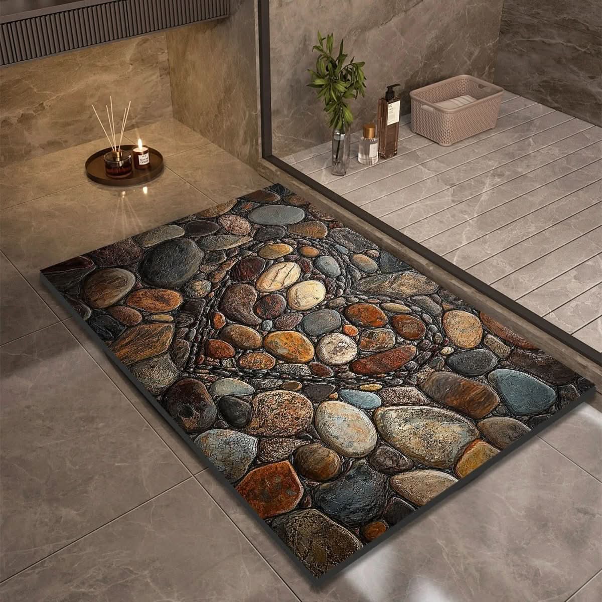 Diatomaceous Earth Bath Mat - LuxeHome Essentials