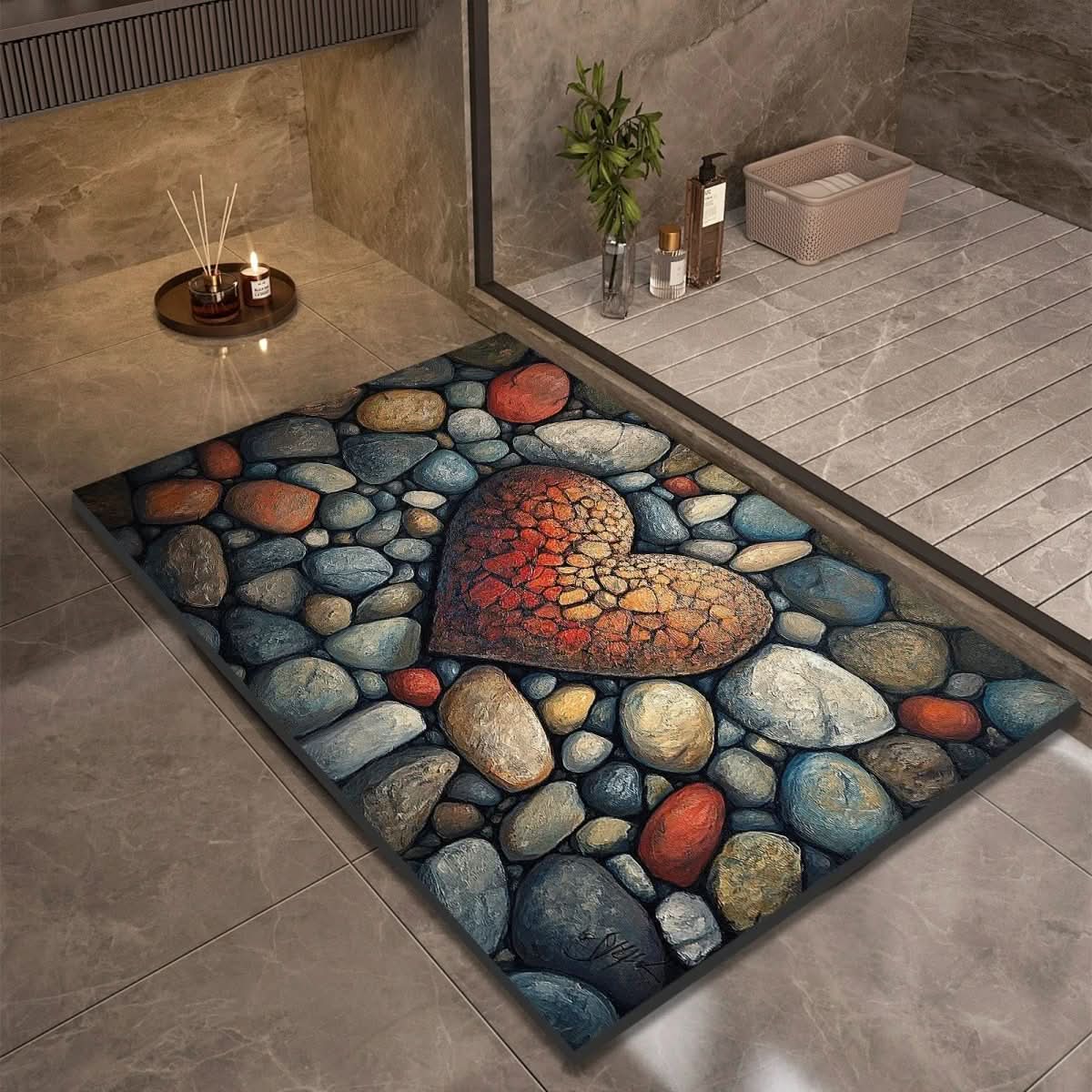 Diatomaceous Earth Bath Mat - LuxeHome Essentials