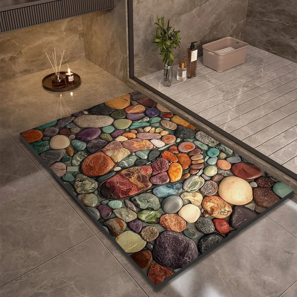 Diatomaceous Earth Bath Mat - LuxeHome Essentials
