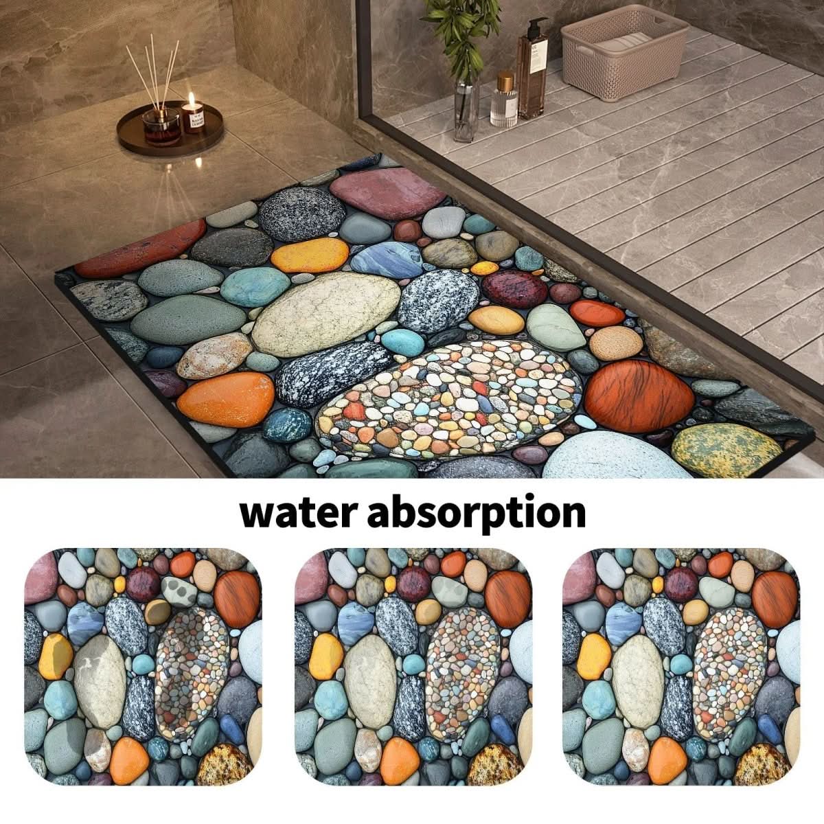 Diatomaceous Earth Bath Mat - LuxeHome Essentials