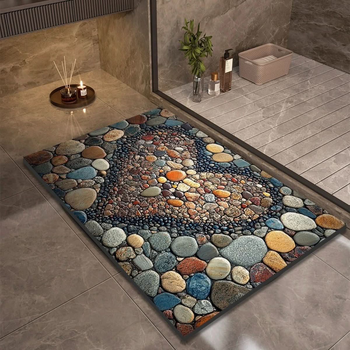 Diatomaceous Earth Bath Mat - LuxeHome Essentials