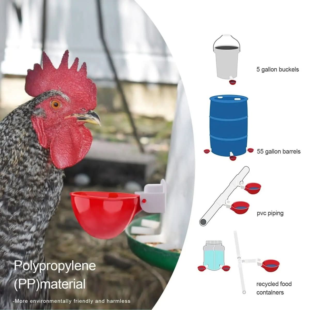 AquaNest - Automatic Chicken Waterer for Healthy Flocks