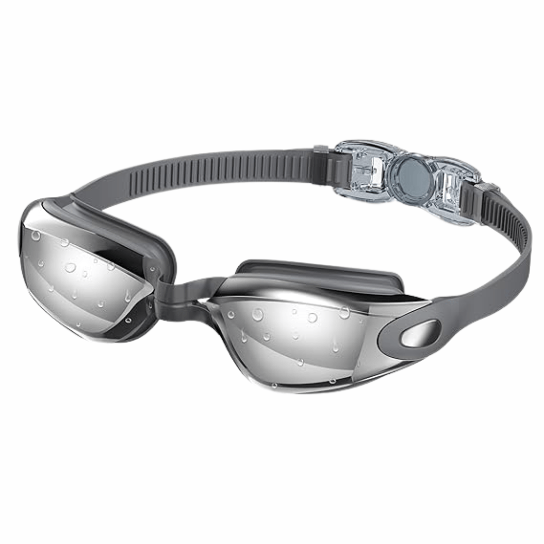 ClearVision Anti-Fog Swimming Goggles - AquaElite