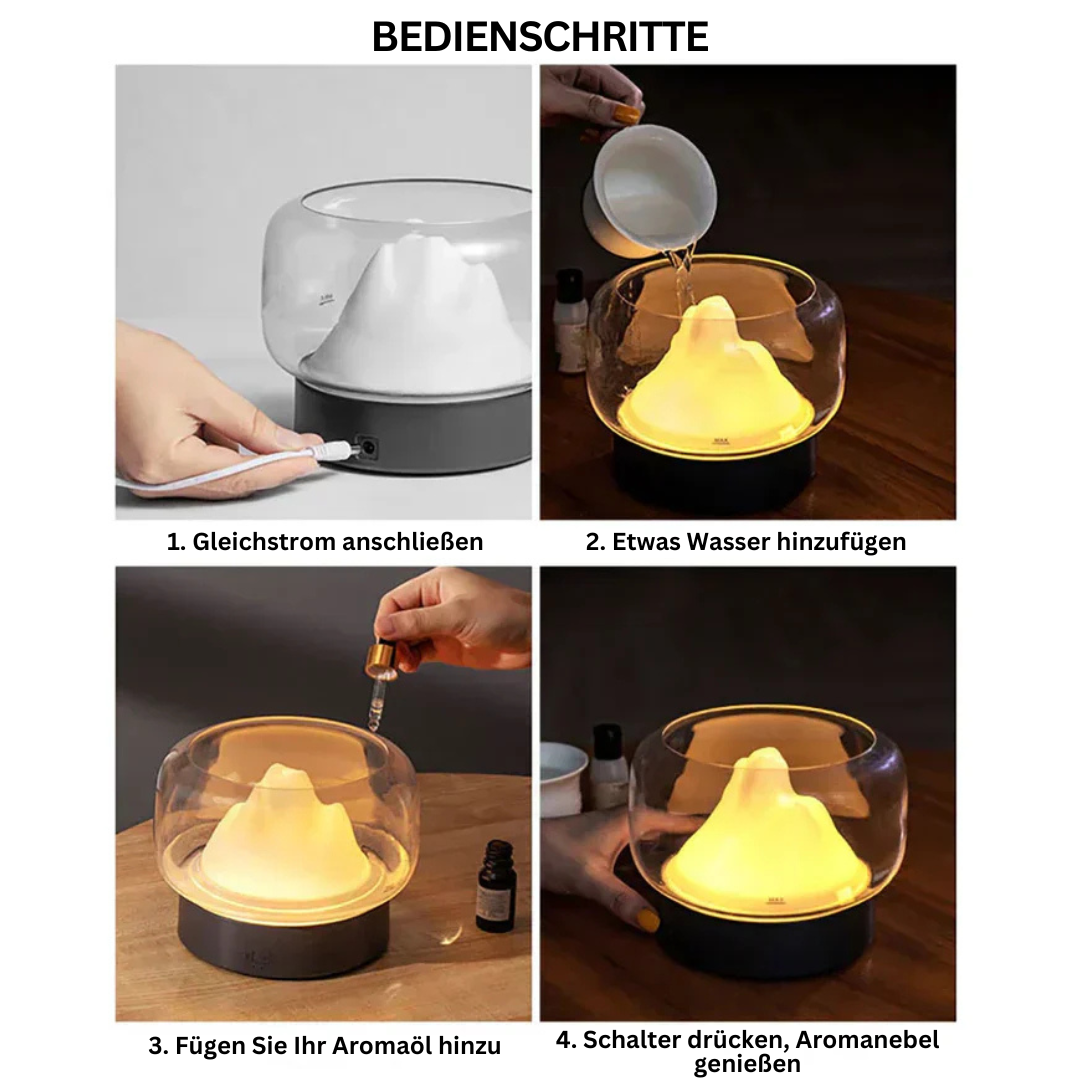 Aroma Diffuser with LED Light - LuxeMist