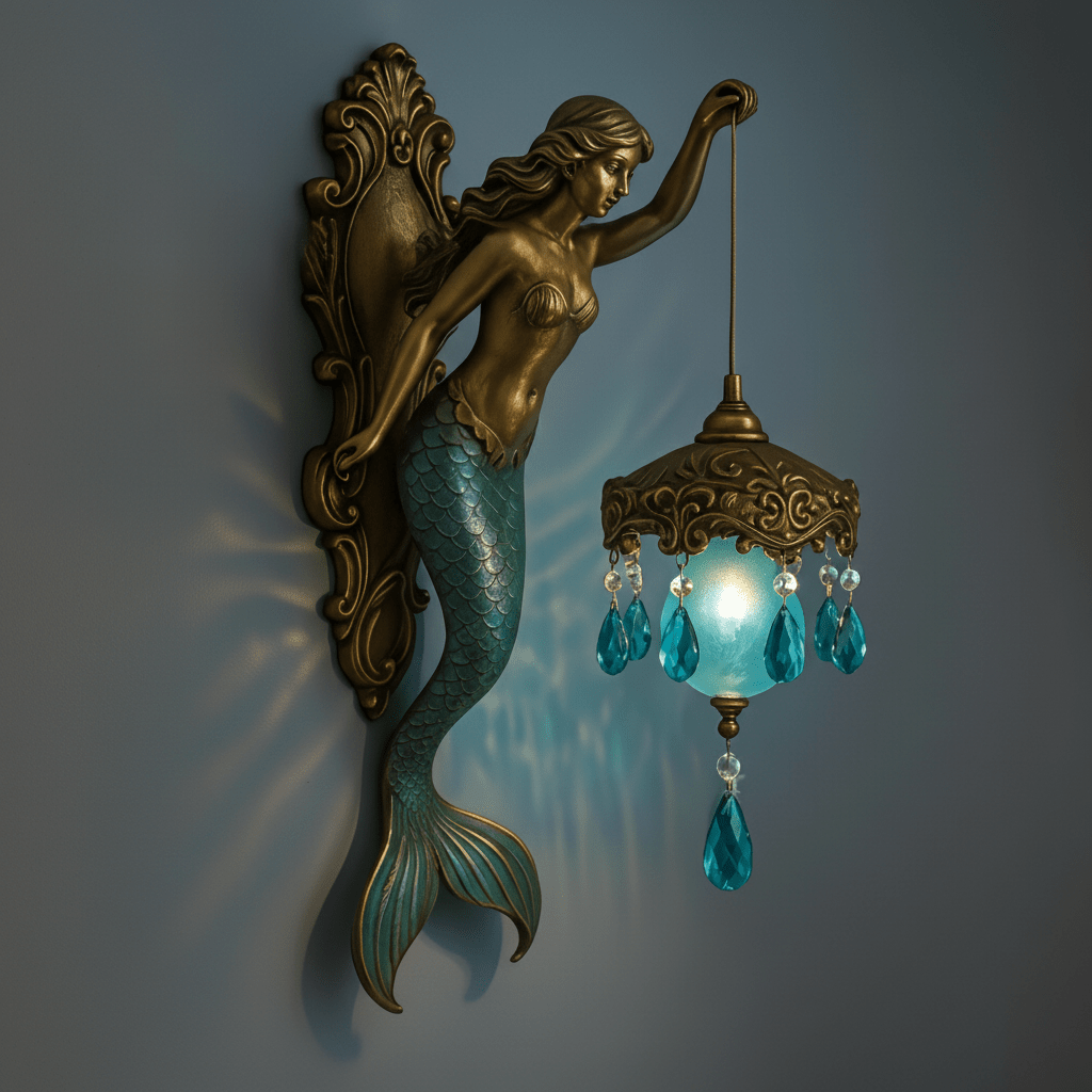 Retro Wall Lamp - LuminaCraft Handmade Lighting for Cozy Rooms