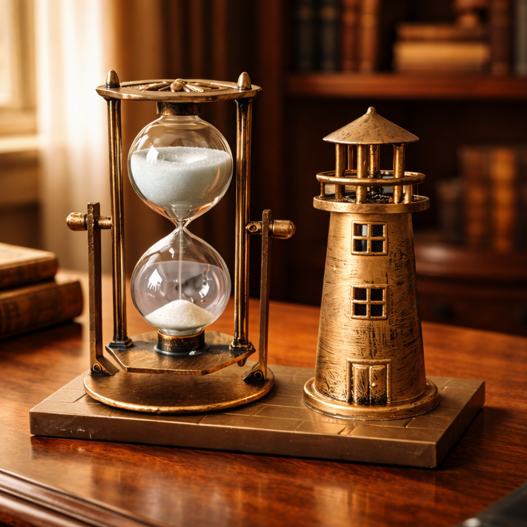 Timeless Hourglass - Aurelian Treasures Vintage Decor