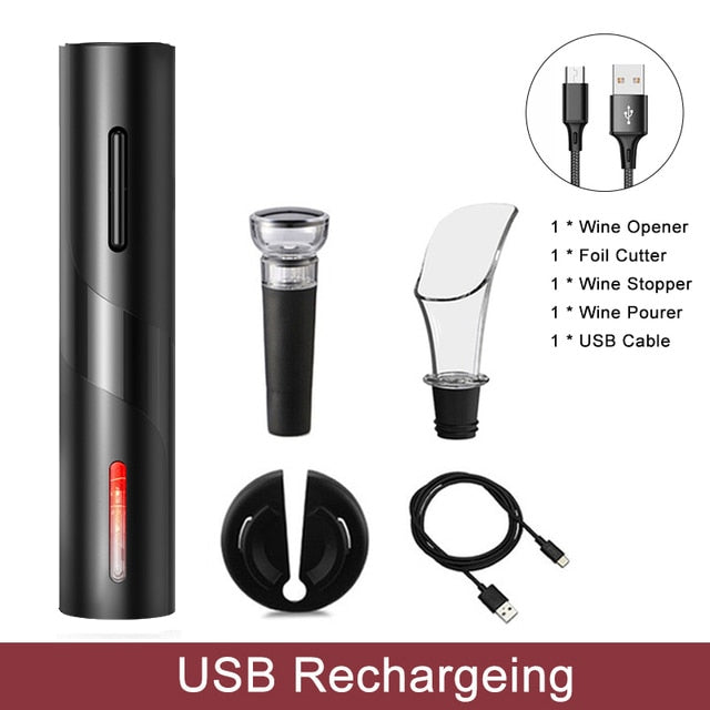 Electric Wine Opener with Foil Cutter - VinoLux