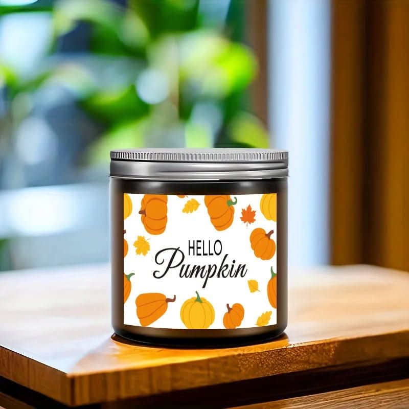 Autumn Candle - LuxeGlow Soy Wax with Seasonal Design