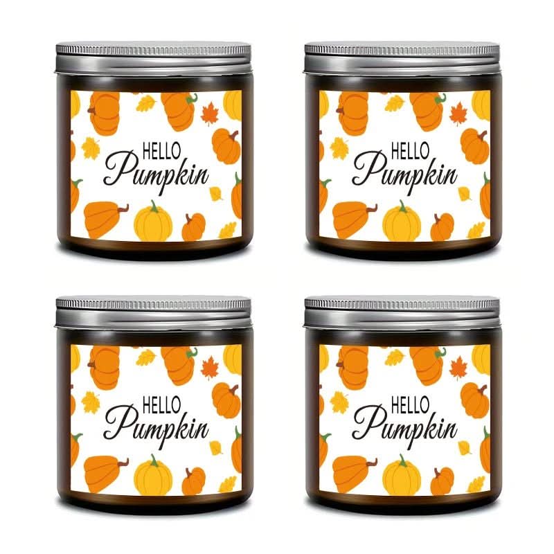 Autumn Candle - LuxeGlow Soy Wax with Seasonal Design