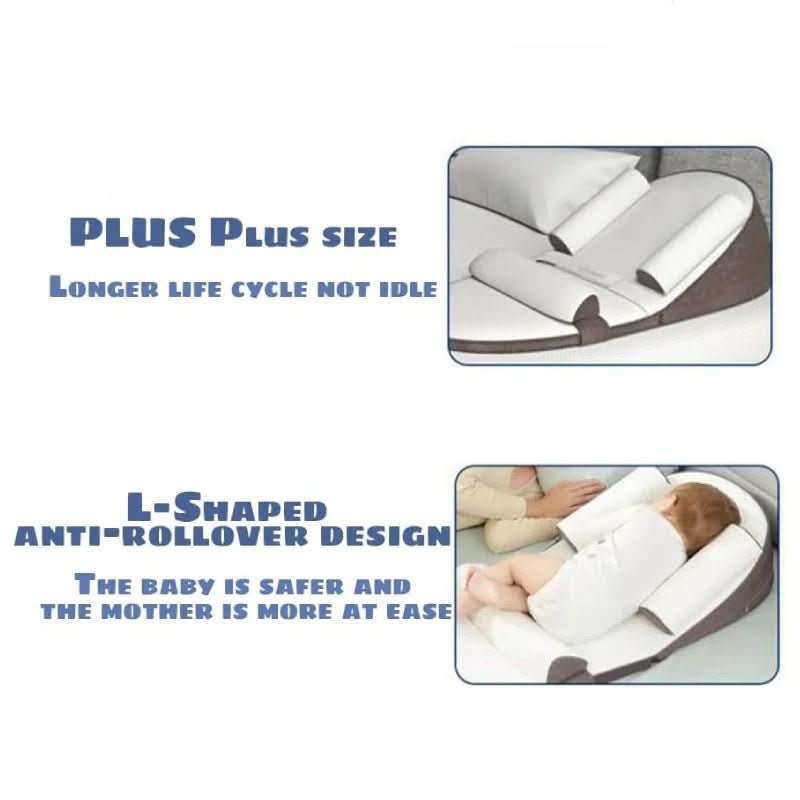 DreamNest Baby Pillow - Anti-Reflux Side Sleeper Support