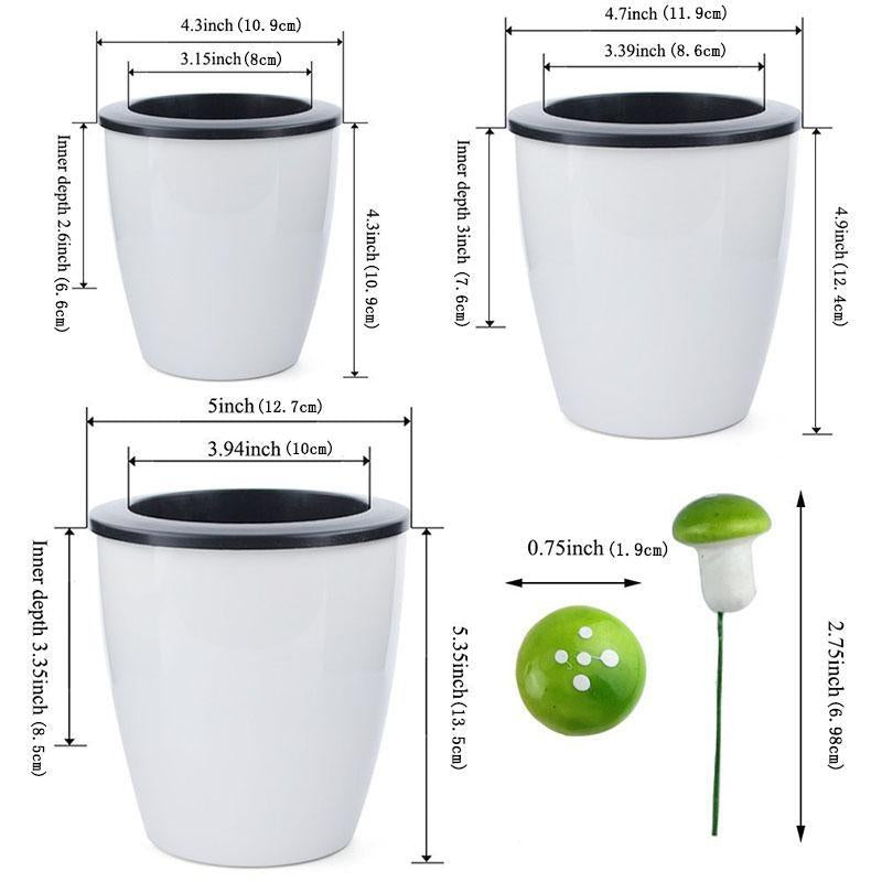 Self Watering Flower Pot - Verdant Luxe