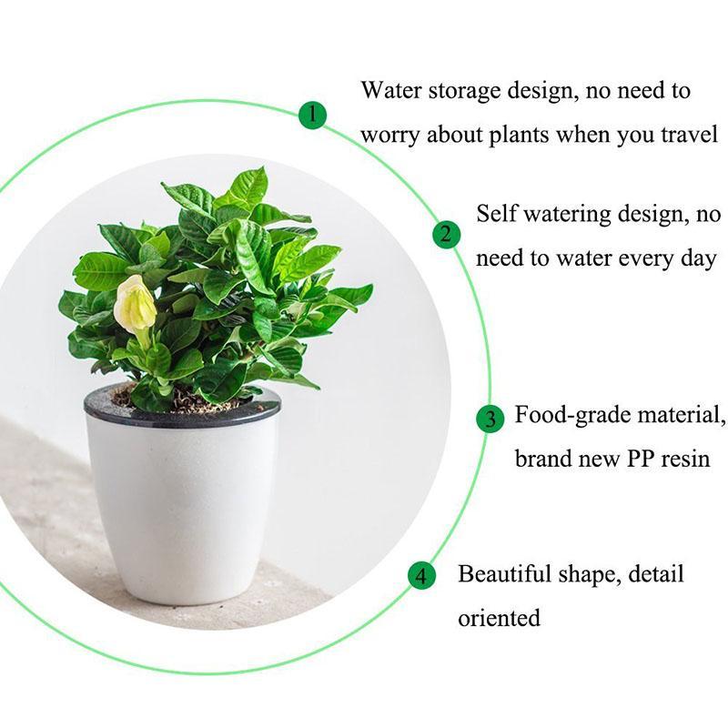 Self Watering Flower Pot - Verdant Luxe