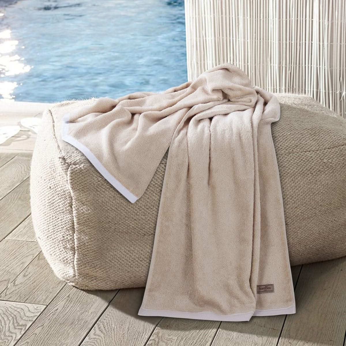 Bamboo Towel - LuxeNest Soft Antibacterial Fiber Towel