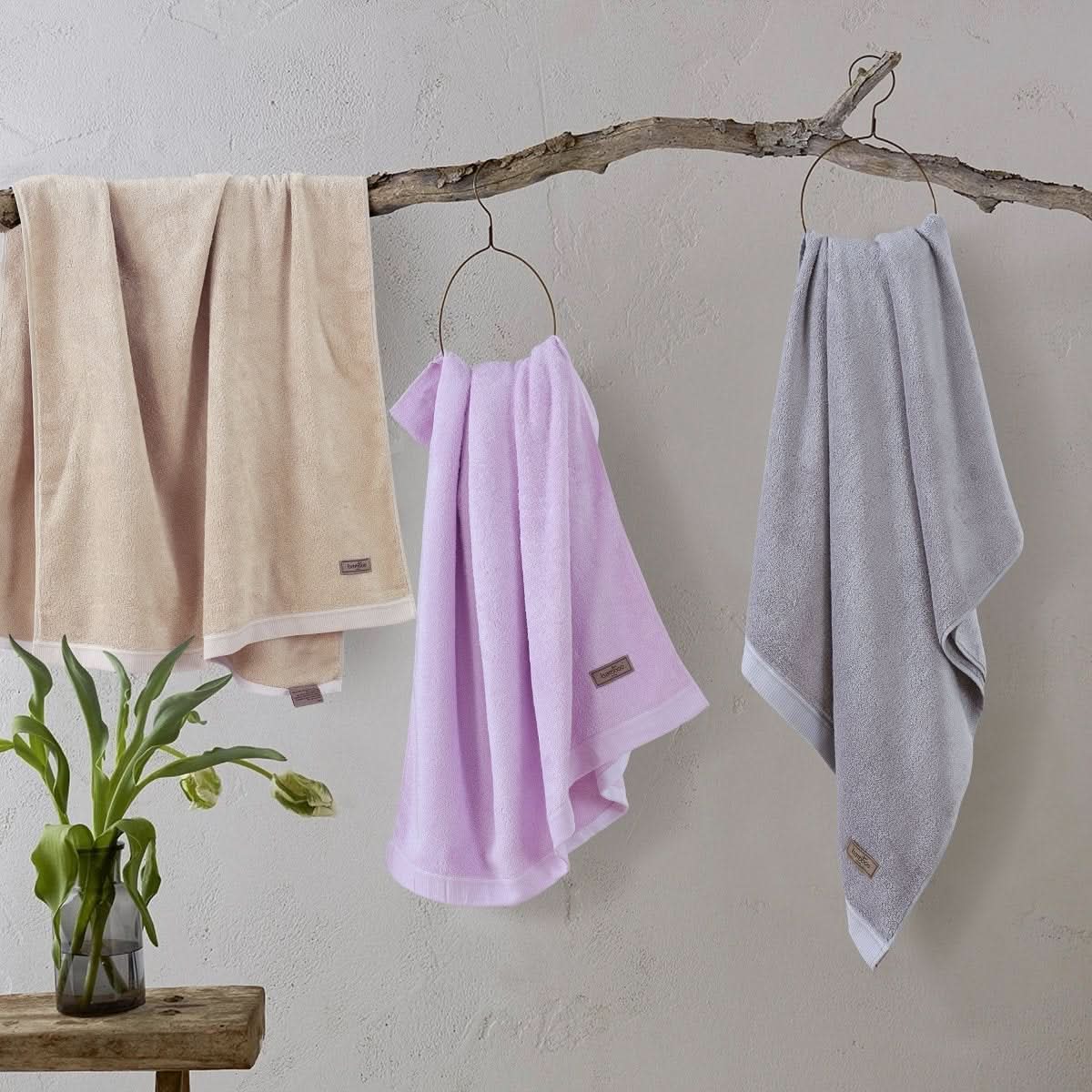 Bamboo Towel - LuxeNest Soft Antibacterial Fiber Towel