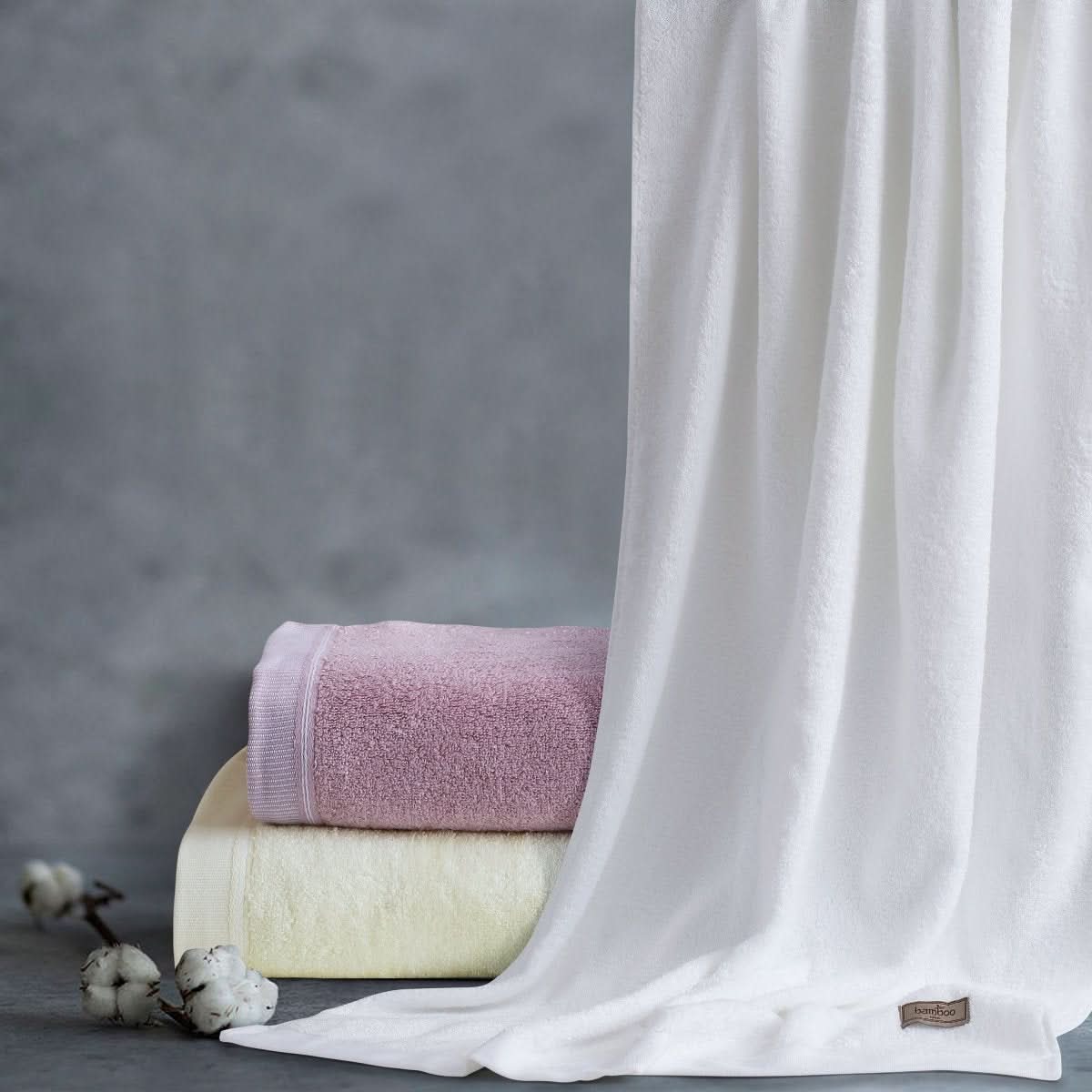 Bamboo Towel - LuxeNest Soft Antibacterial Fiber Towel
