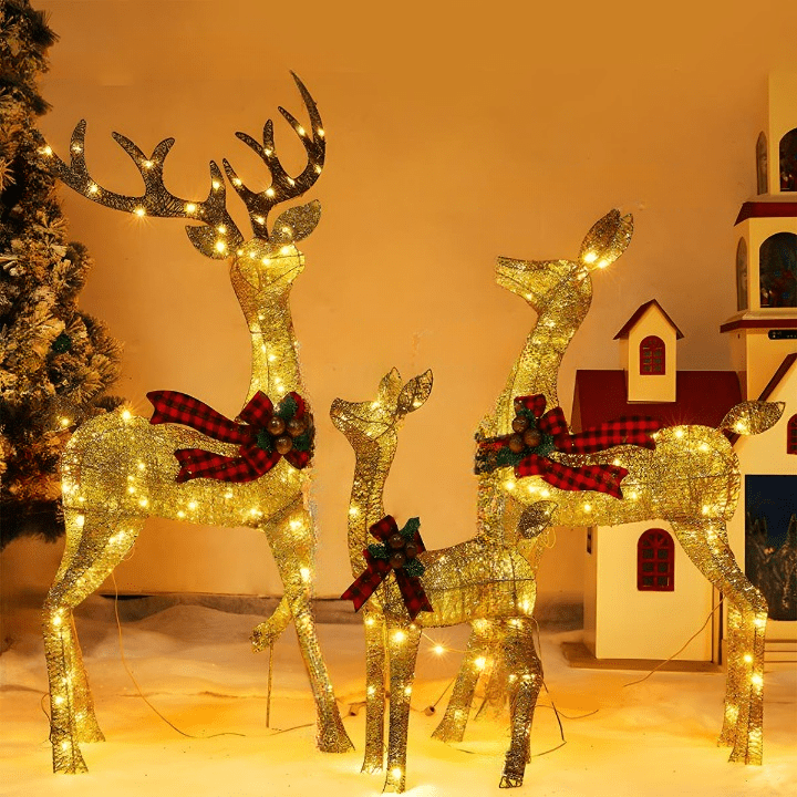 Twinkle Hooves – Luminous Reindeer LED Lights by GlowNest