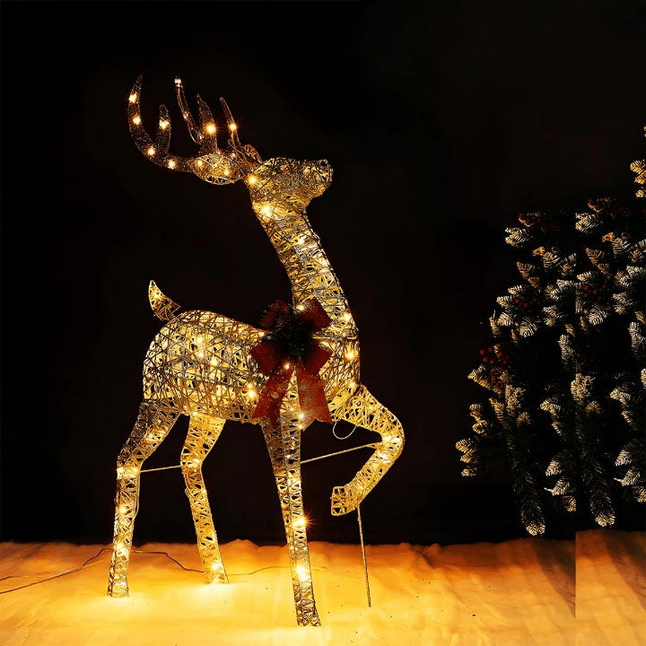 Twinkle Hooves – Luminous Reindeer LED Lights by GlowNest